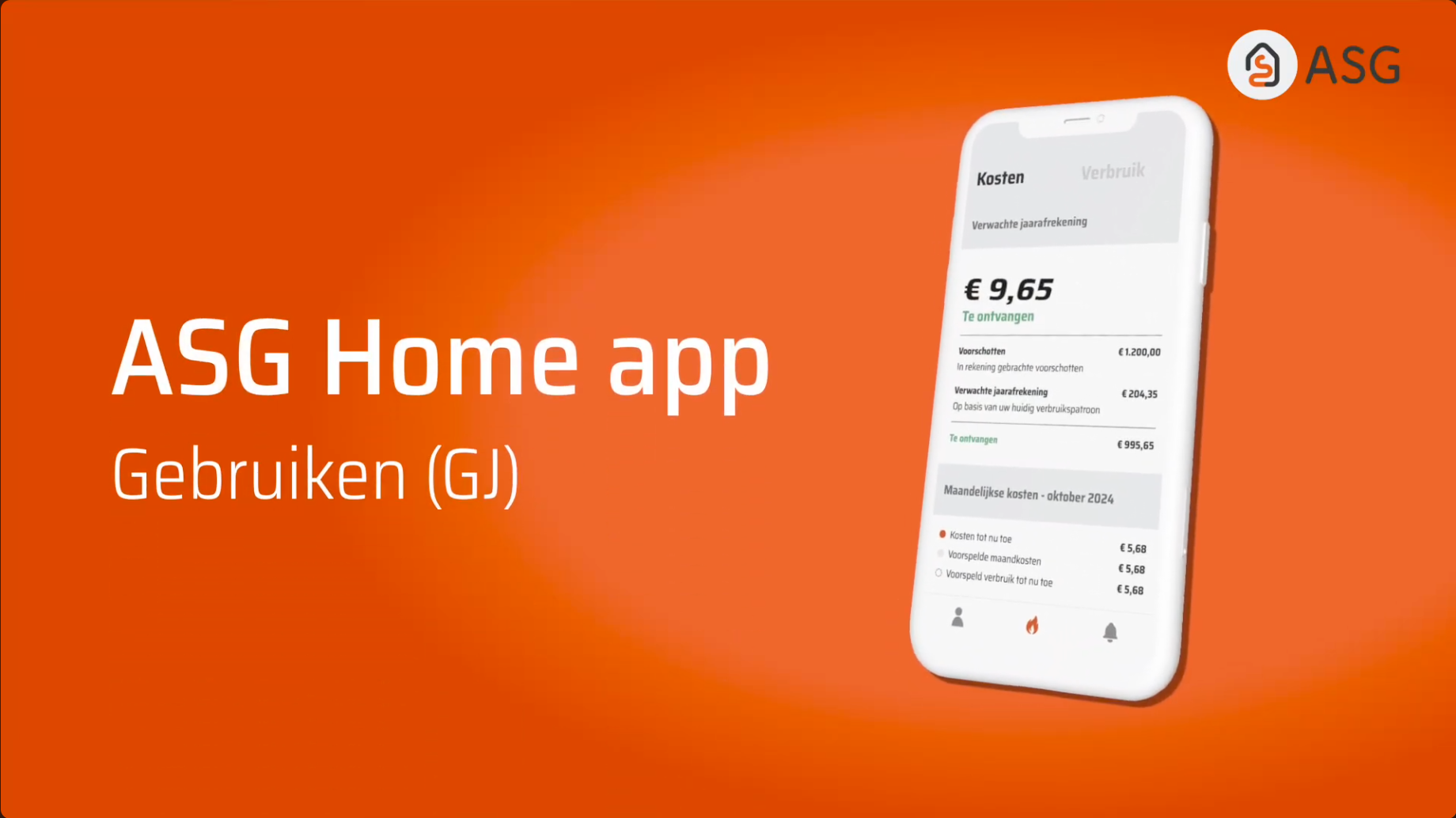 ASG Home app gebruiken